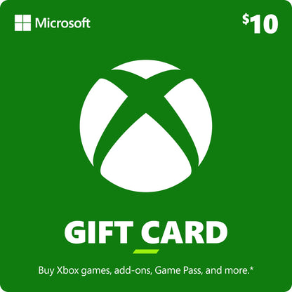 Xbox gift card — digital code for games and content