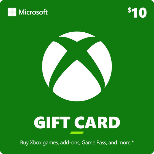Xbox gift card — digital code for games and content