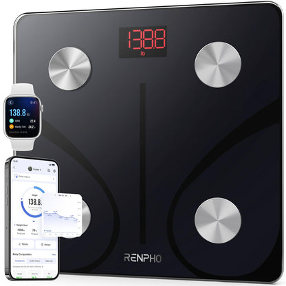 RENPHO smart scale — Bluetooth body fat and composition monitor with app