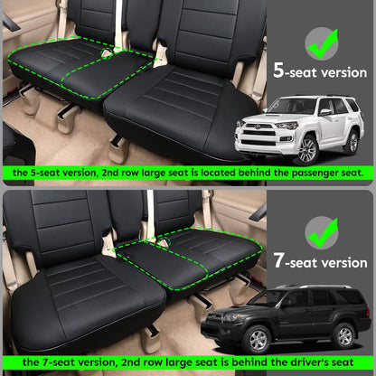 EKR vehicle seat cover — waterproof leather for Toyota 4runner 2010-2024