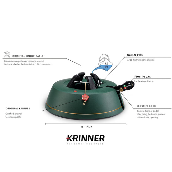 ITEM_STAND — Krinner Tree Genie Christmas tree stand in green color
