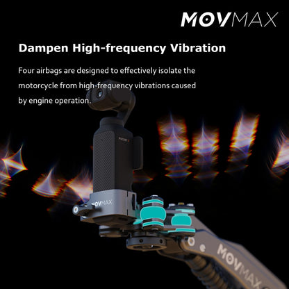 MOVMAX Blade Arm Vibration Isolator for DJI Osmo Pocket 4/3 with Hoop Connector, Blade Arm Accessories