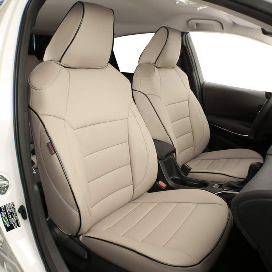 EKR vehicle seat covers - Custom fit leather for Subaru Legacy 2020-2024 beige