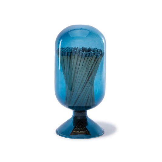 Skeem Design Glass Match Cloche with Striker - 120 Match Sticks