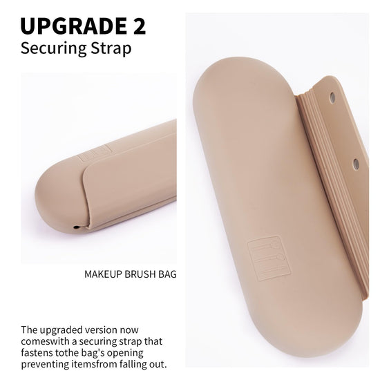 AGIKET cosmetic case — Portable holder with anti-fall out magnetic closure