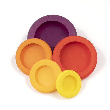 Food storage container — Reusable silicone covers for fruits and vegetables