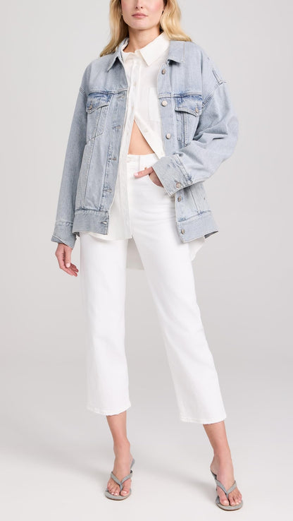 Levi's pants — Premium ribcage straight ankle style