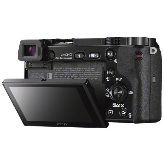 Sony Alpha a6000 digital camera with 16-50mm power zoom lens and 24.3MP sensor