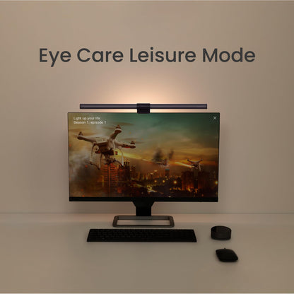 BenQ ScreenBar Halo lamp — Wireless controller with adjustable brightness and color temperature