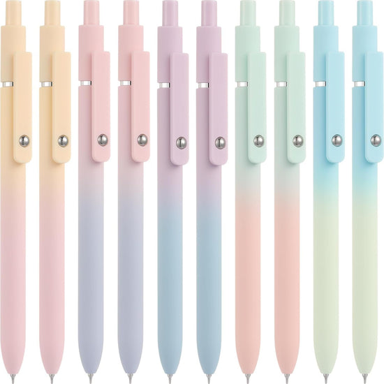 Vanhench gel pens — 0.5mm fine point black pens for office and school supplies