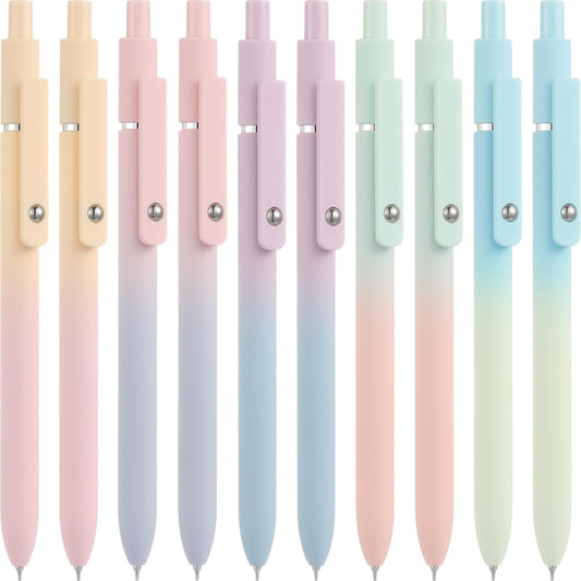 Vanhench gel pens — 0.5mm fine point black pens for office and school use