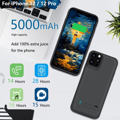 Sitong battery case for iPhone 12 & iPhone 12 Pro with 5000mAh capacity