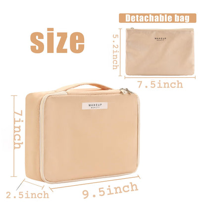 Queboom cosmetic case — travel-friendly design for men and women