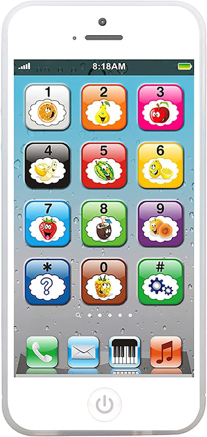 Wolmund pretend play toy — interactive cell phone with lights and sounds for toddlers