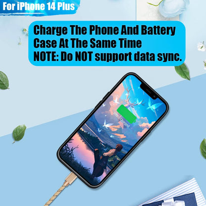 Sitong battery case — 6000mAh rechargeable extended battery for iPhone 14 Plus