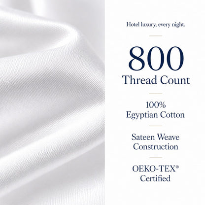 BED_LINEN_SET — Egyptian cotton sheets with deep pockets and sateen weave