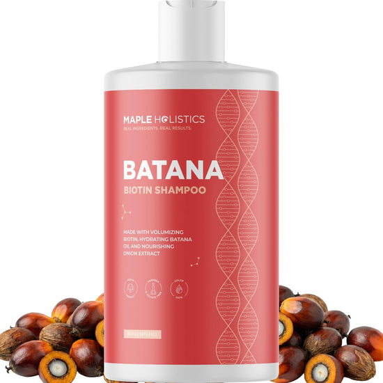 Maple Holistics rosemary argan shampoo — paraben and sulfate free vegan formula