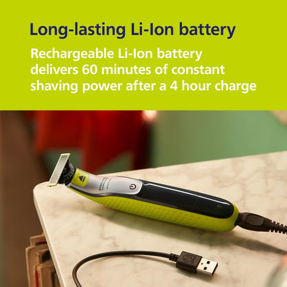 Philips Norelco electric shaver — hybrid trimmer and shaver for face and body