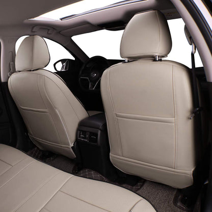 EKR vehicle seat covers — custom fit leatherette for Nissan Sentra 2020-2025 beige