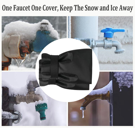 Storage cover — Upgraded waterproof outdoor faucet cover for freeze protection