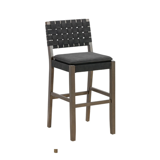 Stool seating — Nathan James mid-century modern leather design