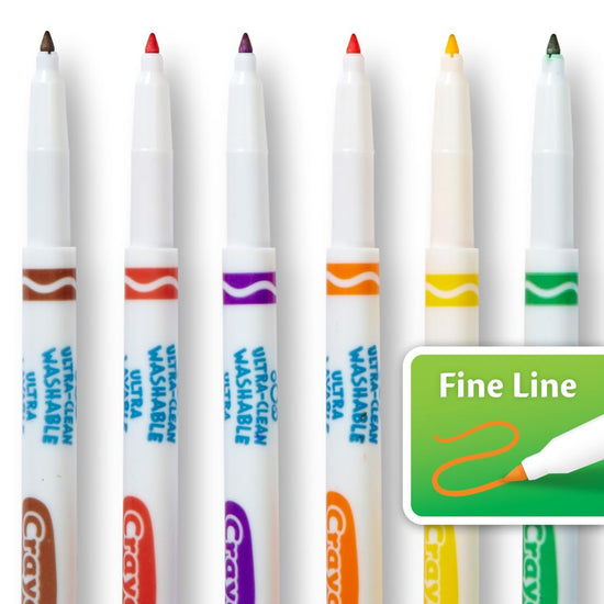 Writing instrument — Crayola markers for vibrant colors and smooth application