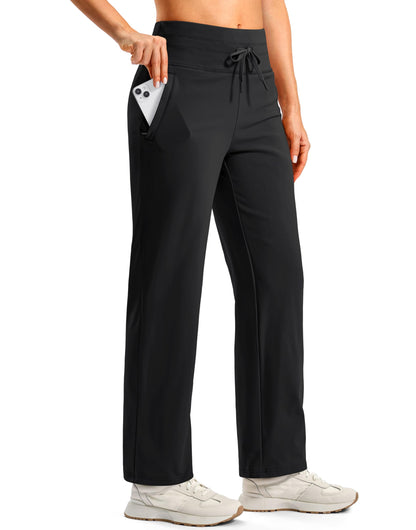 SANTINY women's fleece lined pants — winter warm and water resistant design