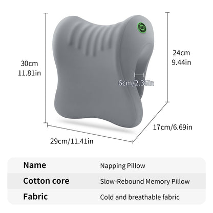 OSZZT body positioner — adjustable neck support with removable cover in gray