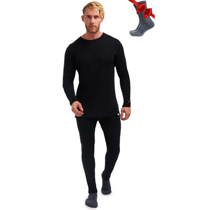 Merino.tech merino wool base layer set — heavyweight, midweight and lite options available