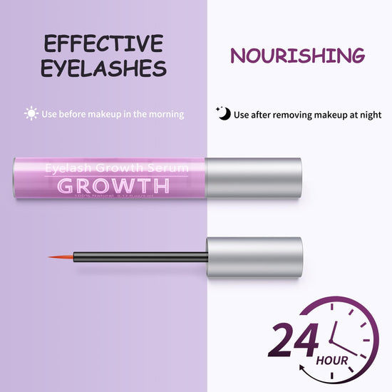Eyelash growth serum — volumizing formula with natural ingredients, vegan and cruelty-free 5mL