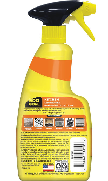Goo Gone kitchen degreaser — effective formula for tough grease removal