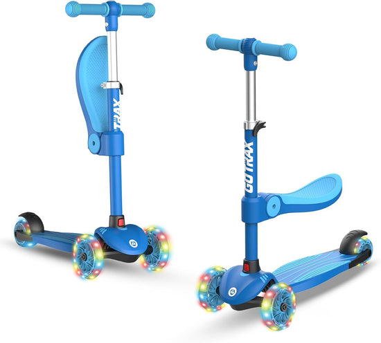 Gotrax KS3 kids kick scooter with adjustable handlebars and LED lighted wheels