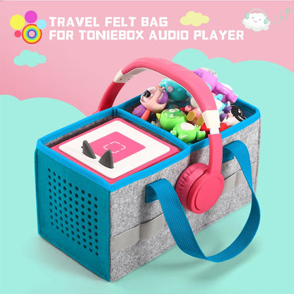 PISOSN carrying case — travel bag for Toniebox starter set and figurines