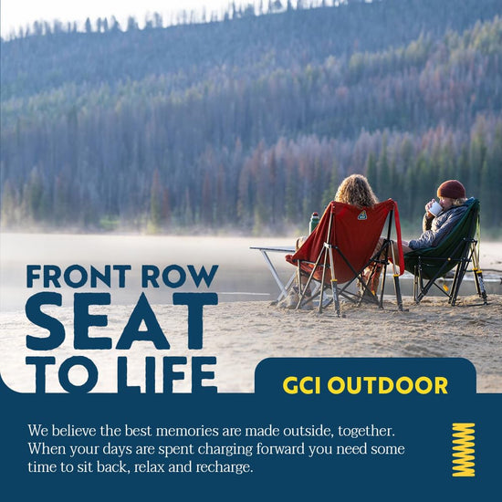 GCI Outdoor chair — rocking design for camping use.