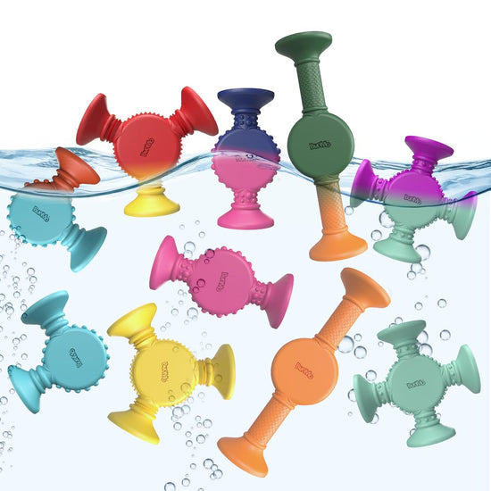 BUNMO bath toy — connect and build for hours of creative fun and skill development