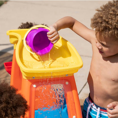 Step2 car wash splash center — kids water table with car and accessories