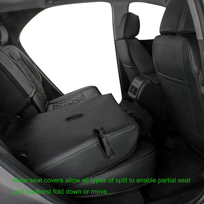 EKR Malibu seat covers — Custom fit leather for Chevrolet Malibu 2016-2025 with armrest