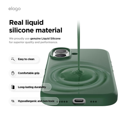 elago cellular phone case — premium magnetic silicone material with MagSafe compatibility
