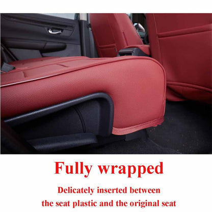 EKR custom fit seat covers — full set faux leather burgundy for Volvo XC40 2019-2026