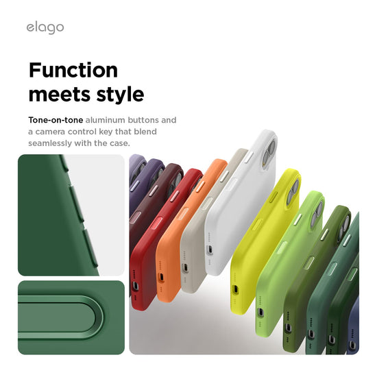 elago cellular phone case — premium magnetic silicone material with MagSafe compatibility
