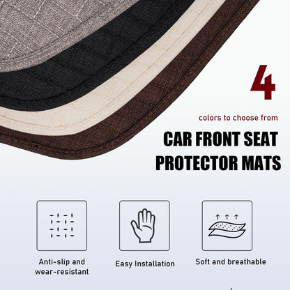 Yourkar vehicle seat cover - breathable front seat cushion and seatback cover