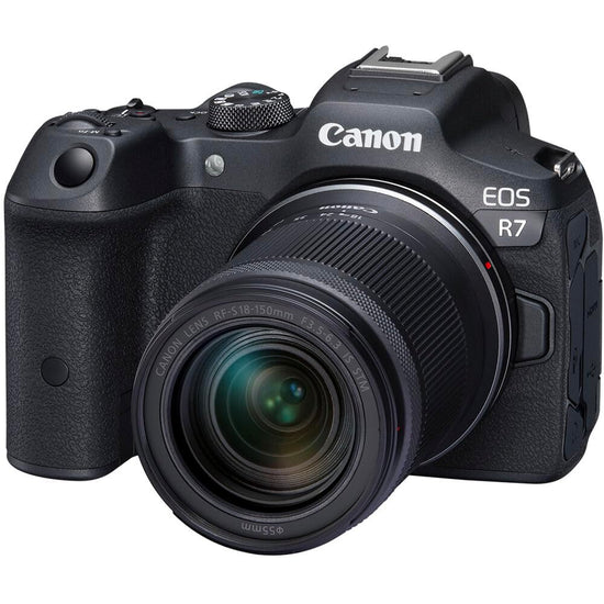 Canon EOS R7 mirrorless camera — compact design with advanced features