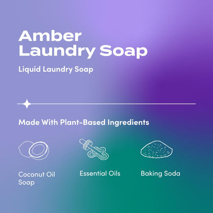 Laundry detergent — Plant-based with baking soda and essential oils