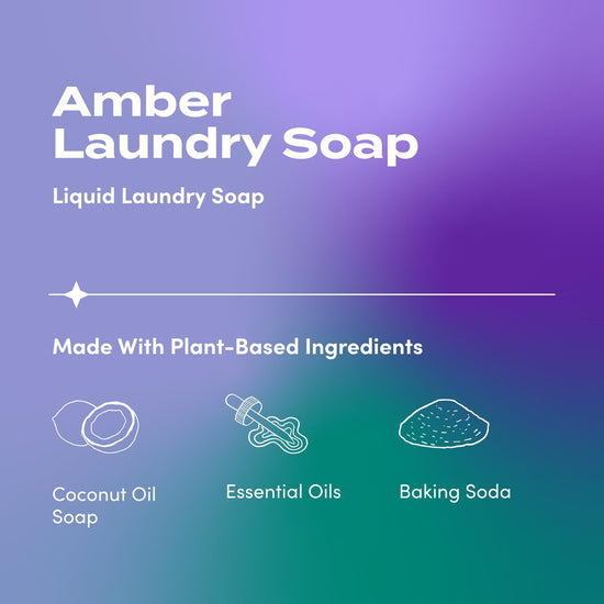 Laundry detergent — Plant-based with baking soda and essential oils