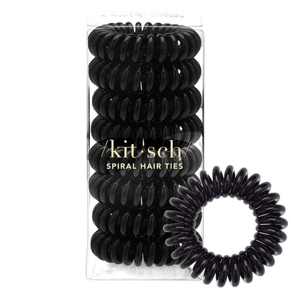 Hair tie — Coil phone cord design, no crease headband, 8 pcs