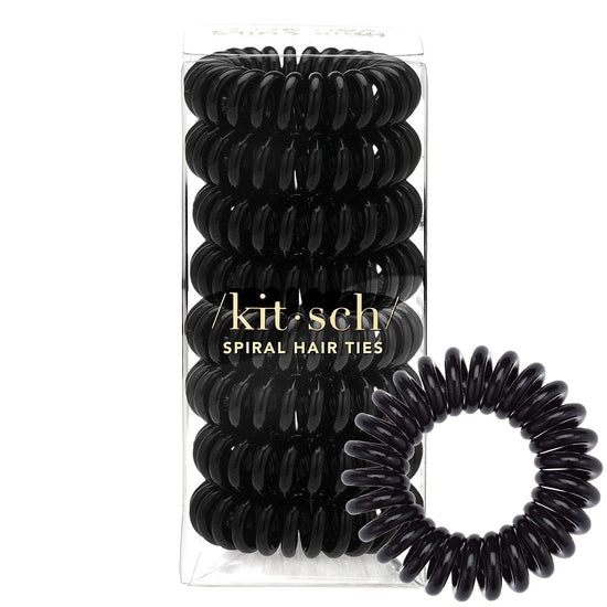 Hair tie — Coil phone cord design, no crease headband, 8 pcs
