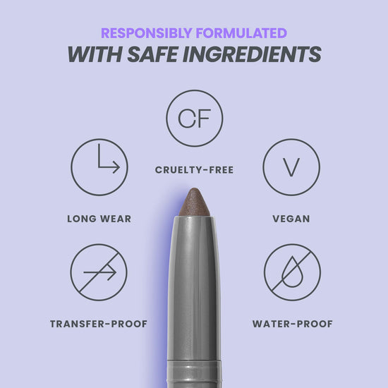 Wonderskin IYKYK Eyeshadow Stick — Longwear, budge-proof and waterproof shimmer stick with sharpener.