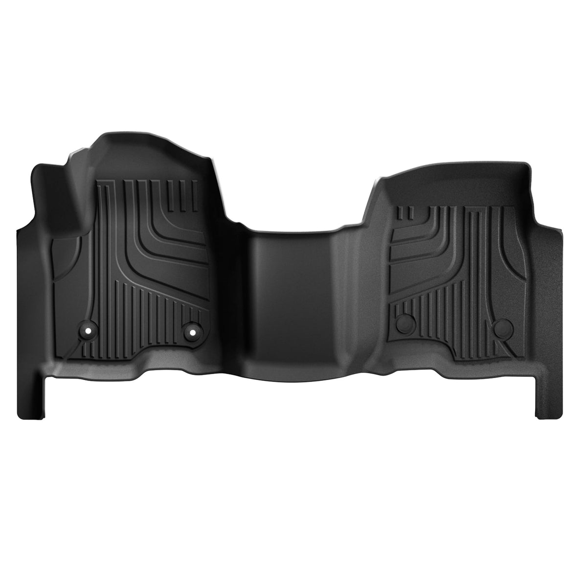 AOMSAZTO Floor Mats for 2019-2026 Chevy Silverado 1500 / GMC Sierra 1500, 2020-2026 Silverado/Sierra 2500HD / 3500HD - 1st Row Bench Seat Car Liner for Chevrolet Silverado (Front Row)