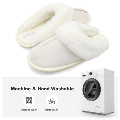 Besroad winter fuzzy slippers — plush faux fur slide shoes for womenBesroad winter fuzzy slippers — plush faux fur sandals for women