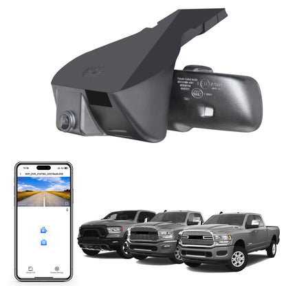 Mangoal 4K dash cam with OEM look and WiFi for Dodge RAM 1500/2500/3500 2019-2024